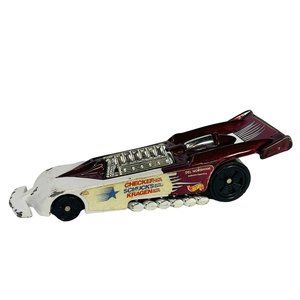 1999 Hot Wheels Checker Schucks Kragen Race Car, Del Worsham Auburn Foundry G2